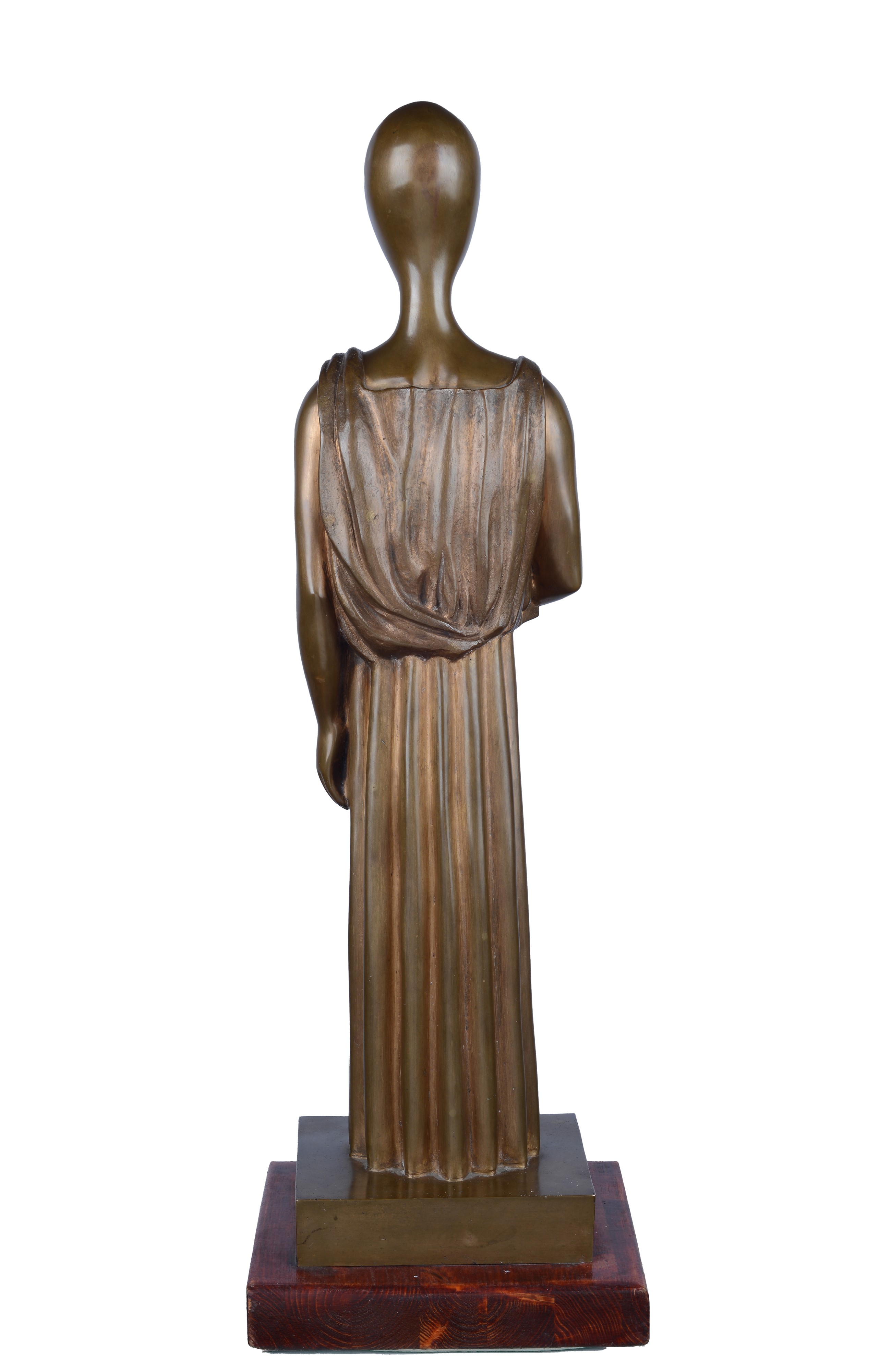 Giorgio De Chirico - La Musa dell'Architettura, scultura in bronzo, esemplare 4/9