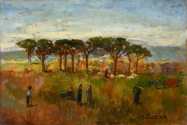 Giovanni Bartolena - Tuscan landscape