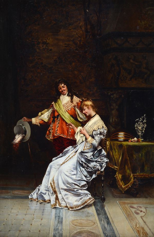 Francesco Vinea - Gallant scene