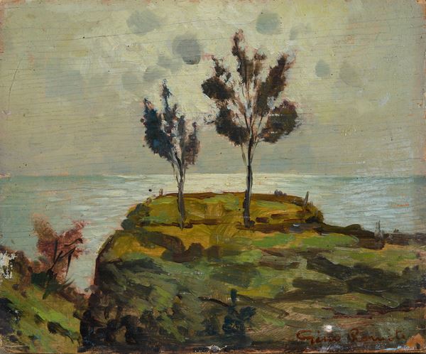 Gino Romiti - Landscape with trees