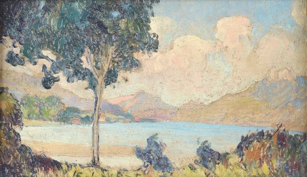 Attr. a Louis Francois Lachat - Small lake