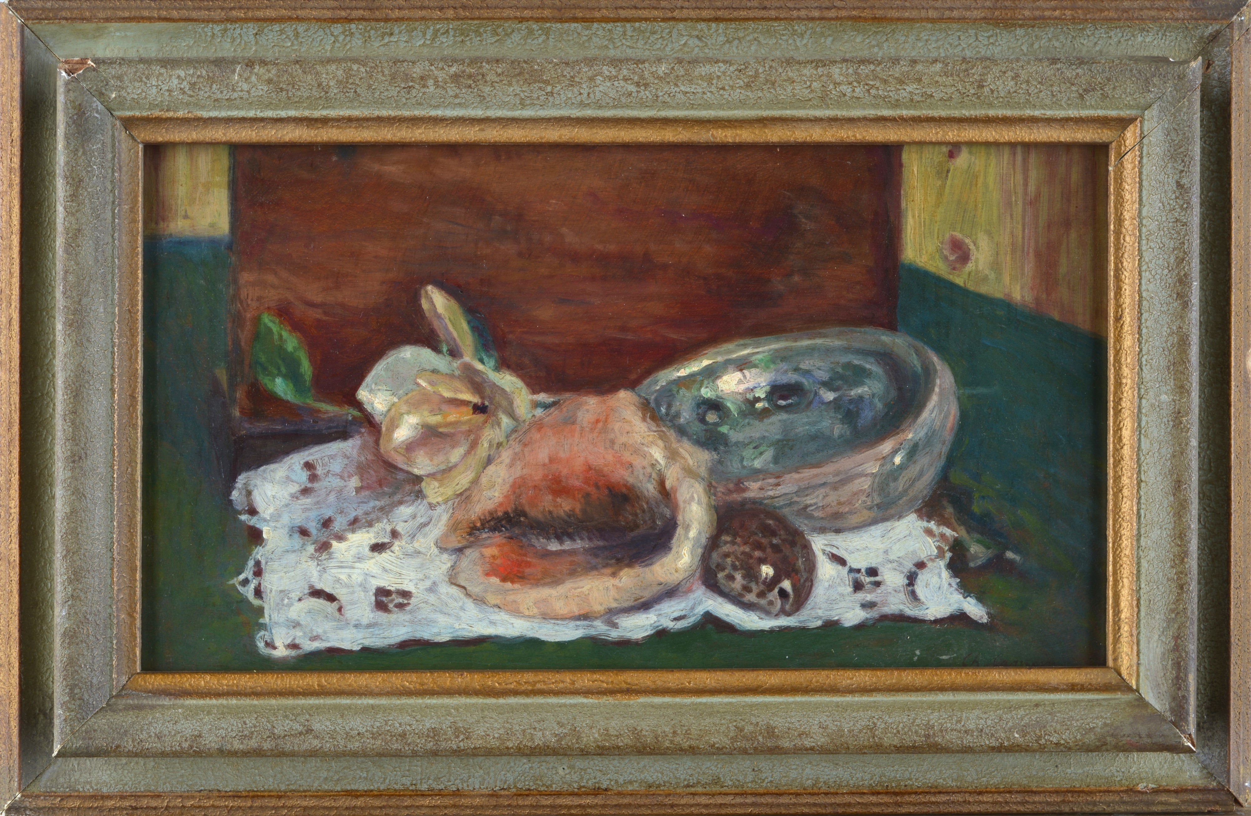 Attr. a Charles Camoin - Natura morta con conchiglie, olio su tavola
