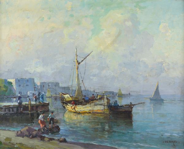 Nicolas De Corsi - Boats in port