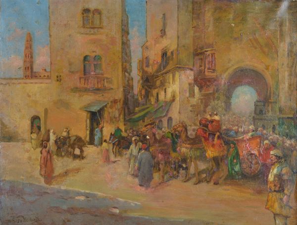 Tito Pellicciotti - Paesaggio arabo