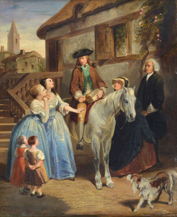 Tony Johannot - La partenza