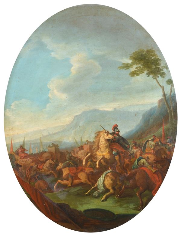 Scuola Italia Meridionale, XVIII sec. - Battaglia