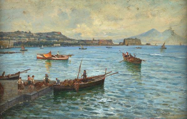 Attilio Pratella - Fishermen in the Gulf of Naples