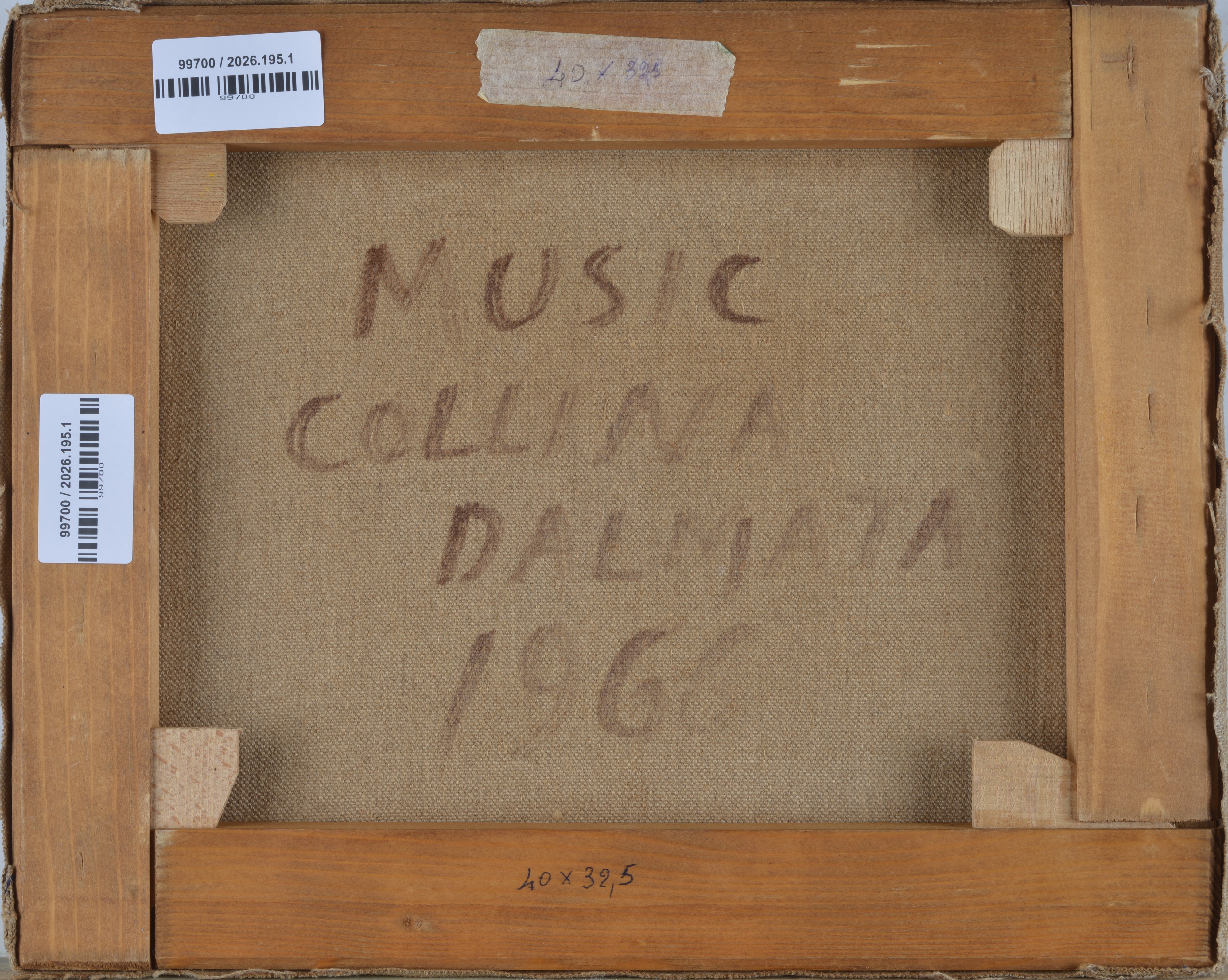 Zoran Music - Collina dalmata, olio su tela, 1966
